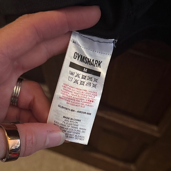 Gymshark Women's Black Seamless Laser Cut Shorts size medium - Picture 2 of 4